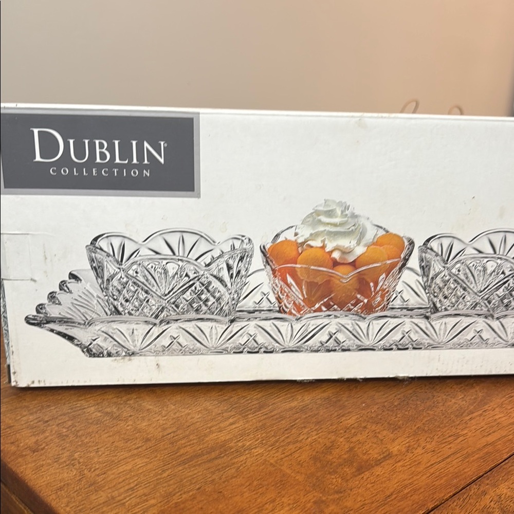 Dublin Collection Crystal Serving Set